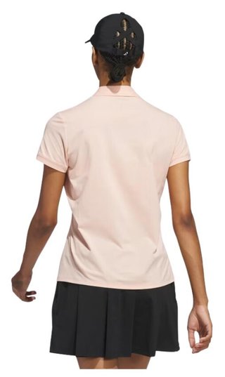 Adidas Ultimate365 Tour Twistknit dámske polo, powder coral