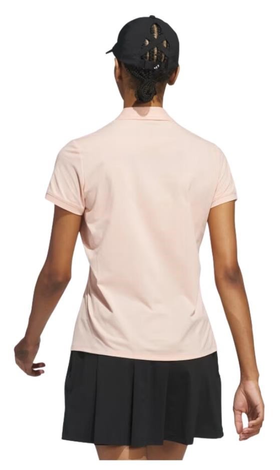 Adidas Ultimate365 Tour Twistknit dámske polo, powder coral