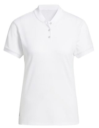 Adidas Ultimate365 Diamond Jacquard dámske polo, biele