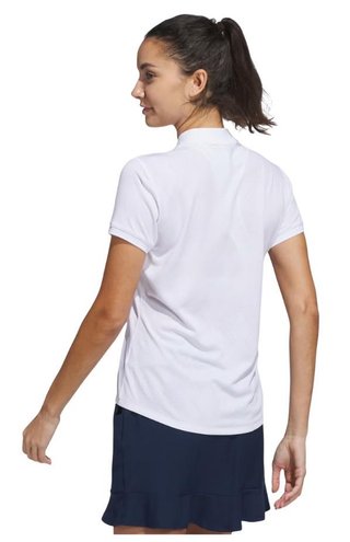 Adidas Ultimate365 Diamond Jacquard dámske polo, biele