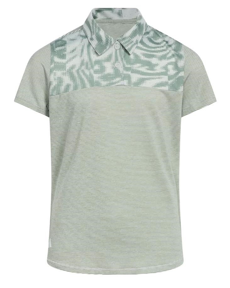Adidas Ottoman Printed detské polo, wonder silver/silver green