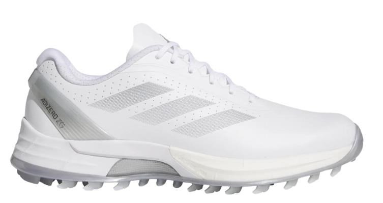 Adidas Adizero ZG dámske golfové topánky, biele