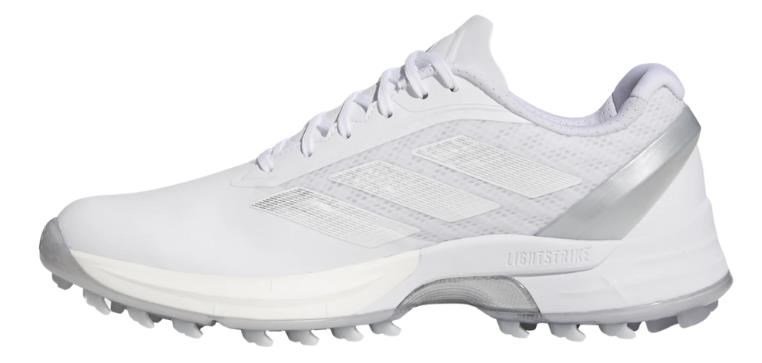 Adidas Adizero ZG dámske golfové topánky, biele