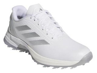 Adidas Adizero ZG dámske golfové topánky, biele