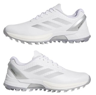 Adidas Adizero ZG dámske golfové topánky, biele