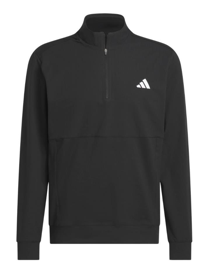 Adidas Tour 1/4-zip pánska mikina, čierna