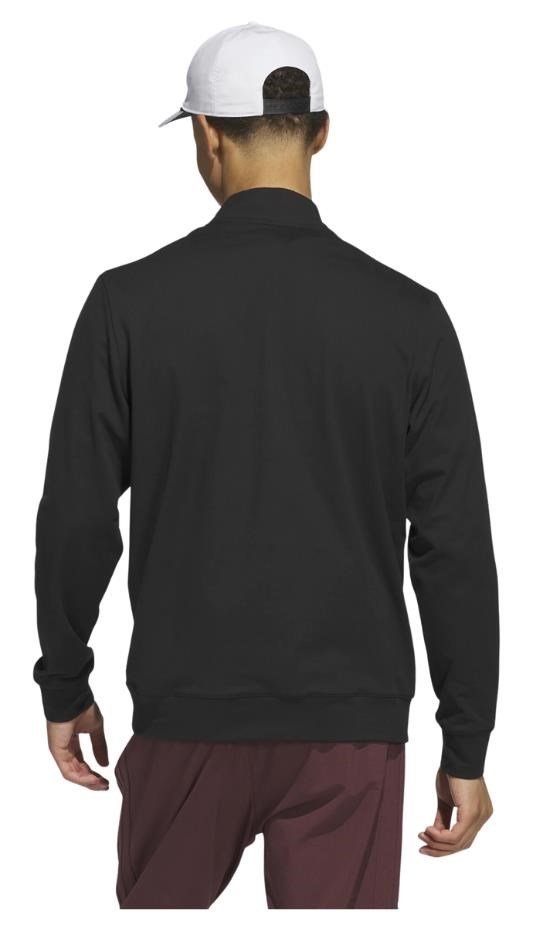 Adidas Tour 1/4-zip pánska mikina, čierna