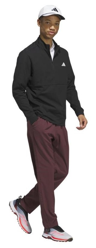 Adidas Tour 1/4-zip pánska mikina, čierna