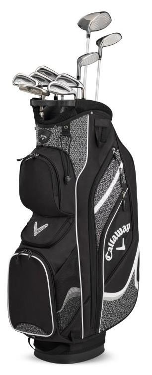 Callaway Solaire 10PC dámsky golfový set, grafit, čierny