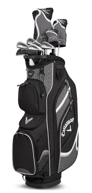 Callaway Solaire 10PC dámsky golfový set, grafit, čierny