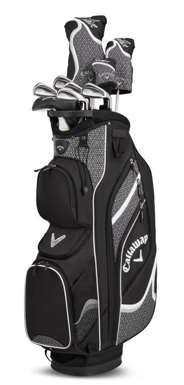 Callaway Solaire 10PC dámsky golfový set, grafit, čierny