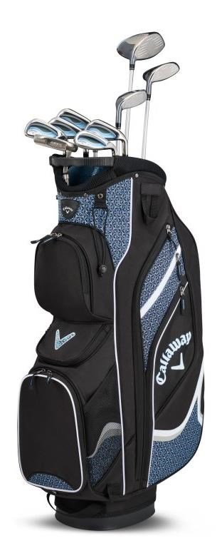 Callaway Solaire 10PC dámsky golfový set, grafit, svetlo modrý