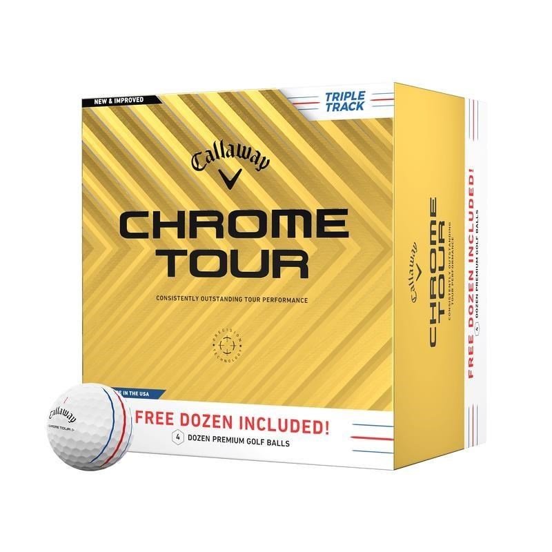 Callaway Chrome Tour Triple Track golfové loptičky (4 tucty, 48 loptičiek)