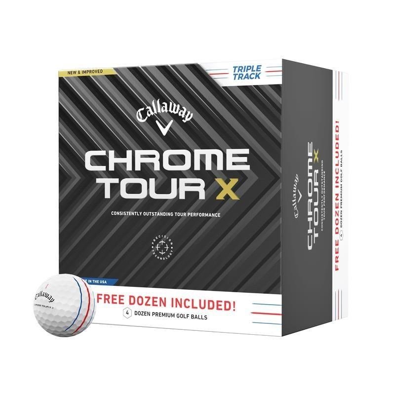 Callaway Chrome Tour X Triple Track golfové loptičky (48 loptičiek, 4 tucty)