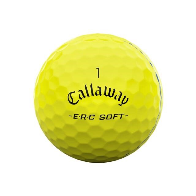 Callaway ERC Soft Triple Track golfové loptičky, žlté