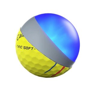 Callaway ERC Soft Triple Track golfové loptičky, žlté