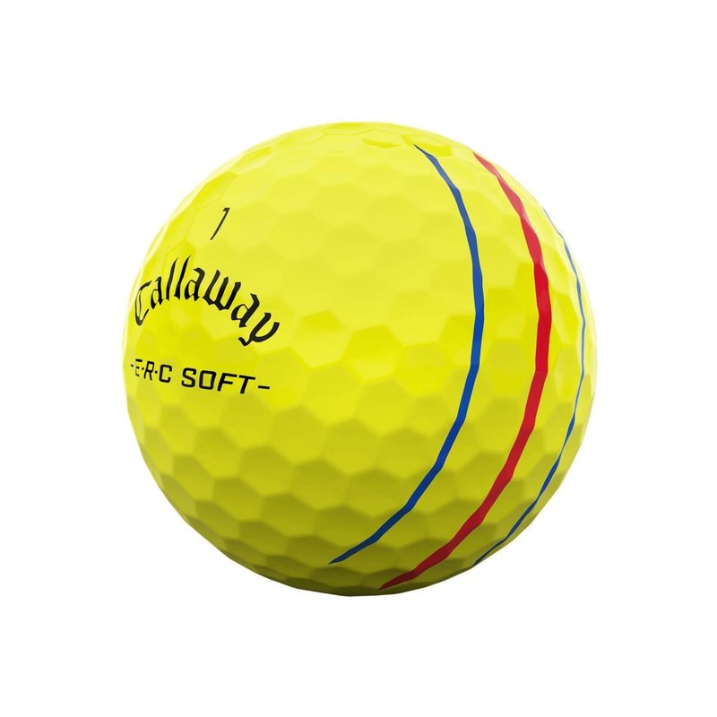 Callaway ERC Soft Triple Track golfové loptičky, žlté