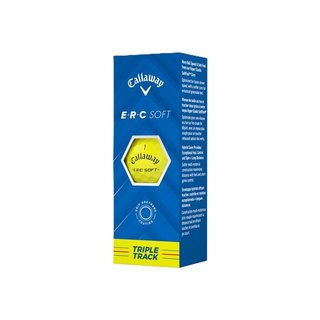 Callaway ERC Soft Triple Track golfové loptičky, žlté