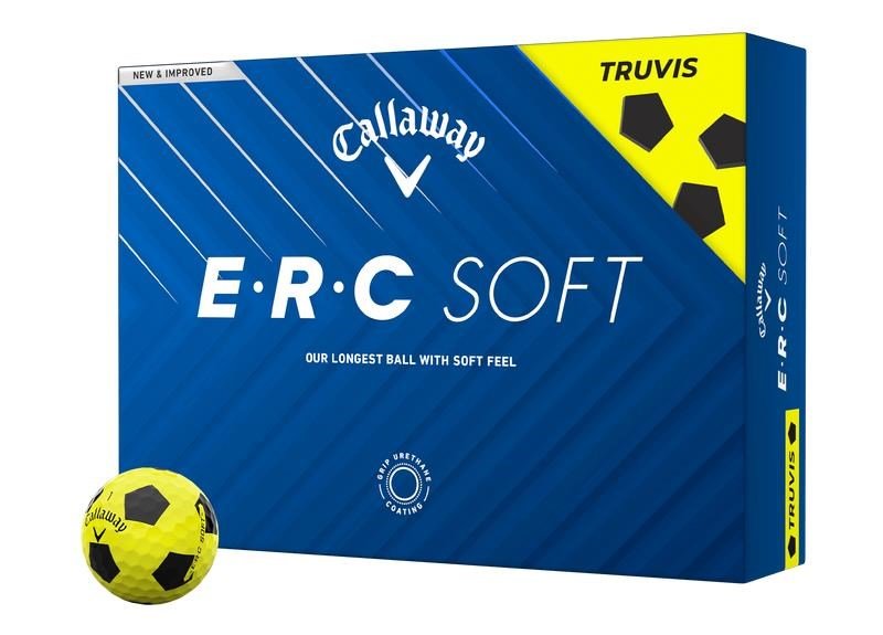 Callaway ERC Soft Truvis golfové loptičky, žlté