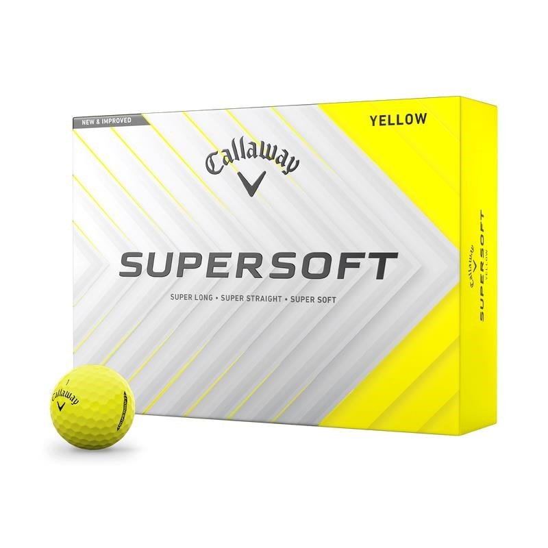 Callaway Supersoft golfové loptičky (12 loptičiek), žlté