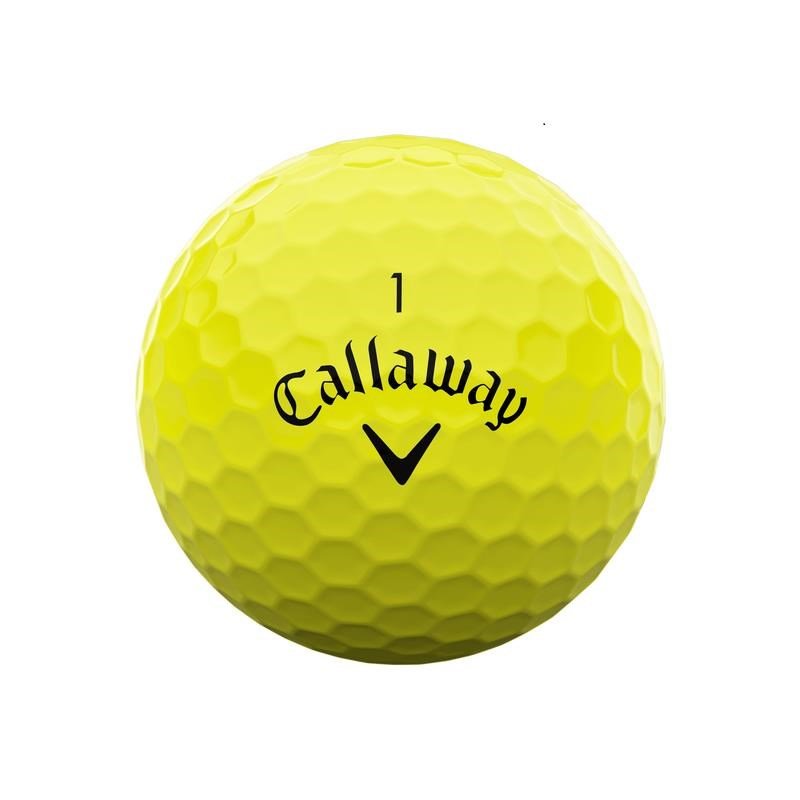 Callaway Supersoft golfové loptičky (12 loptičiek), žlté