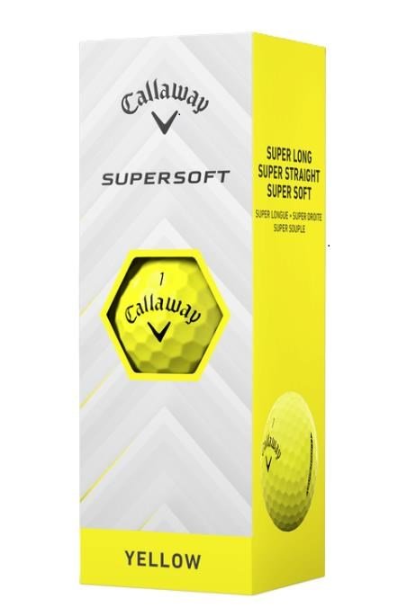 Callaway Supersoft golfové loptičky (12 loptičiek), žlté