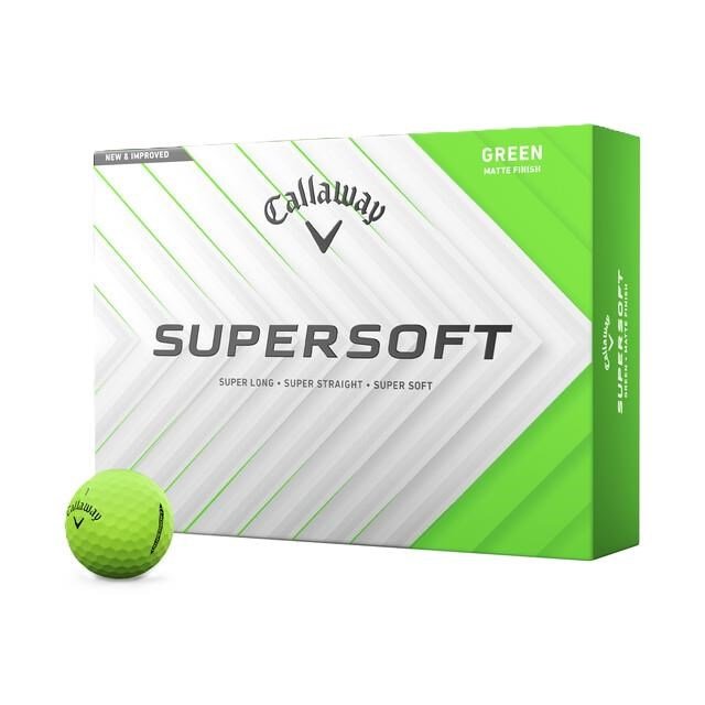 Callaway Supersoft Matte golfové loptičky, zelené