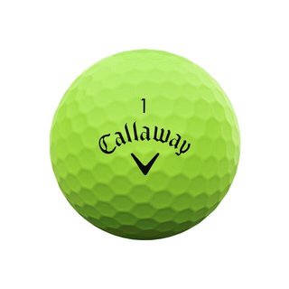 Callaway Supersoft Matte golfové loptičky, zelené
