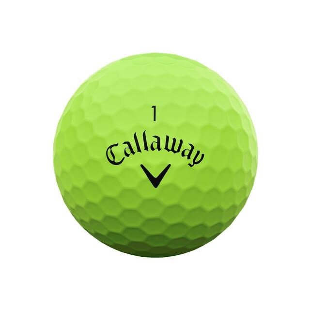 Callaway Supersoft Matte golfové loptičky, zelené