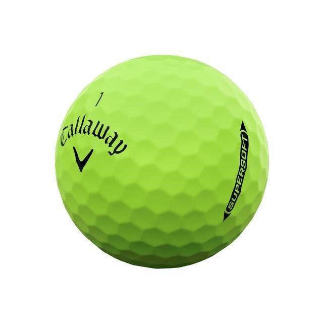 Callaway Supersoft Matte golfové loptičky, zelené