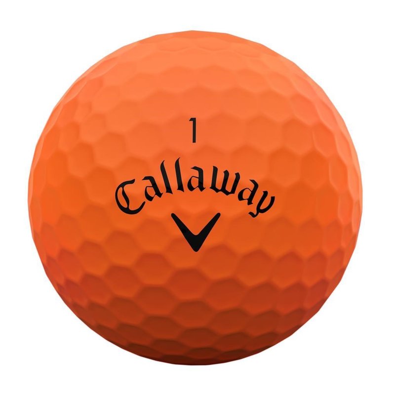 Callaway Supersoft Matte golfové loptičky, oranžové