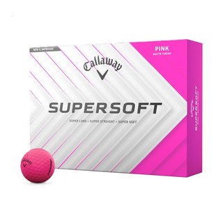 Callaway Supersoft Matte golfové loptičky, ružové