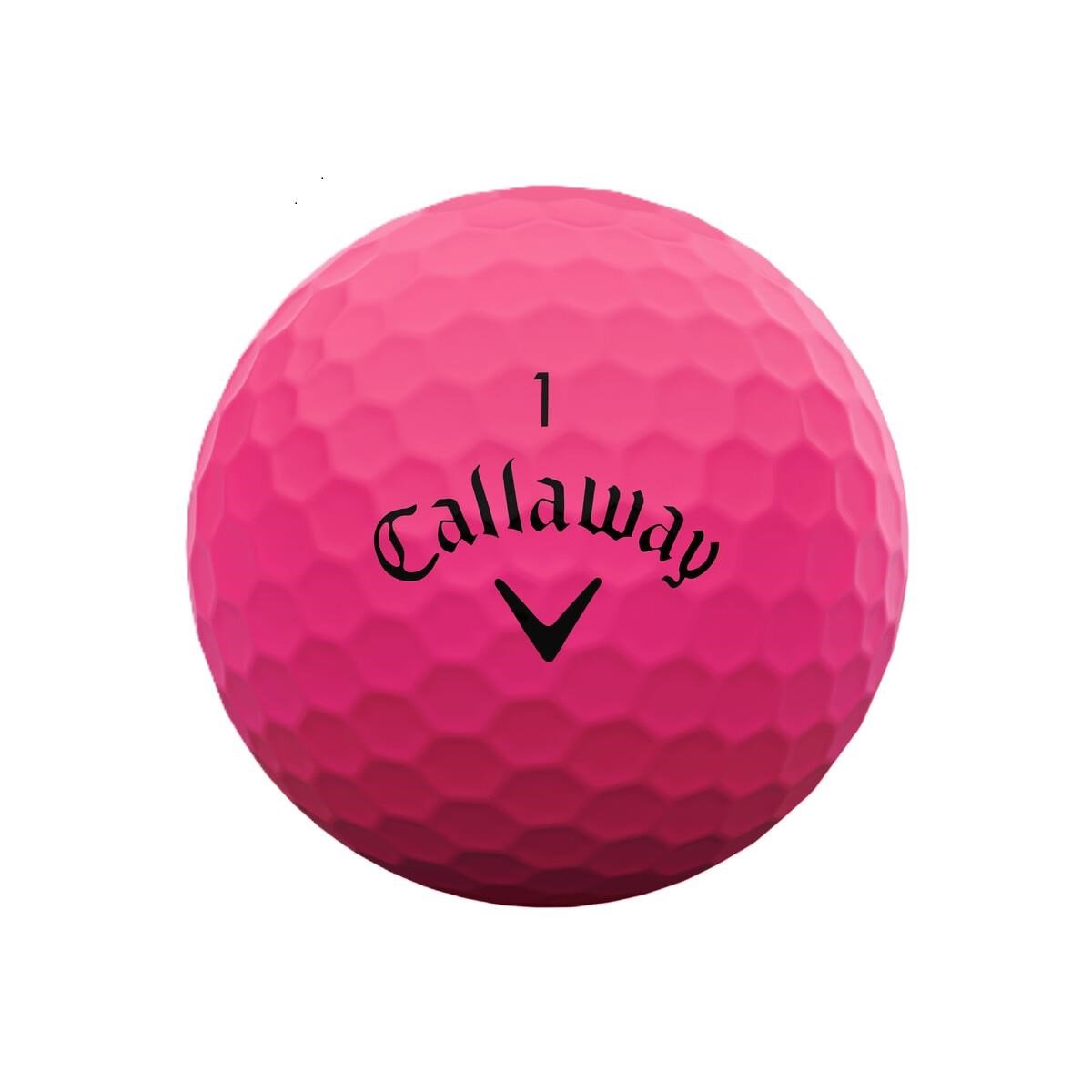 Callaway Supersoft Matte golfové loptičky, ružové