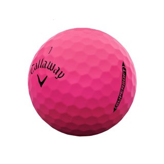 Callaway Supersoft Matte golfové loptičky, ružové