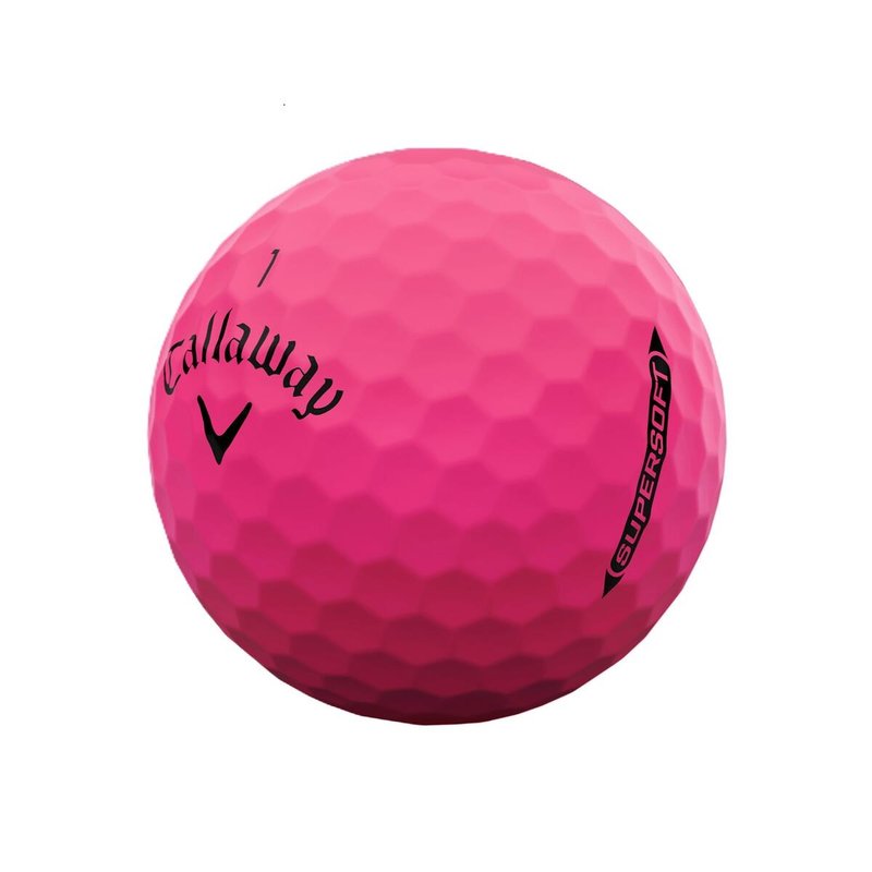 Callaway Supersoft Matte golfové loptičky, ružové