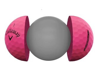 Callaway Supersoft Matte golfové loptičky, ružové