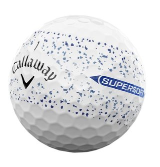 Callaway Supersoft Splatter 360 Blue golfové loptičky, modré