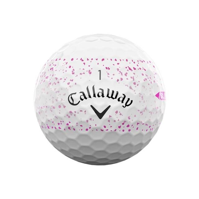 Callaway Supersoft Splatter 360 Pink golfové loptičky, ružové