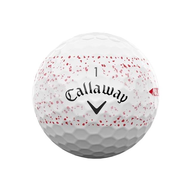 Callaway Supersoft Splatter 360 Red golfové loptičky