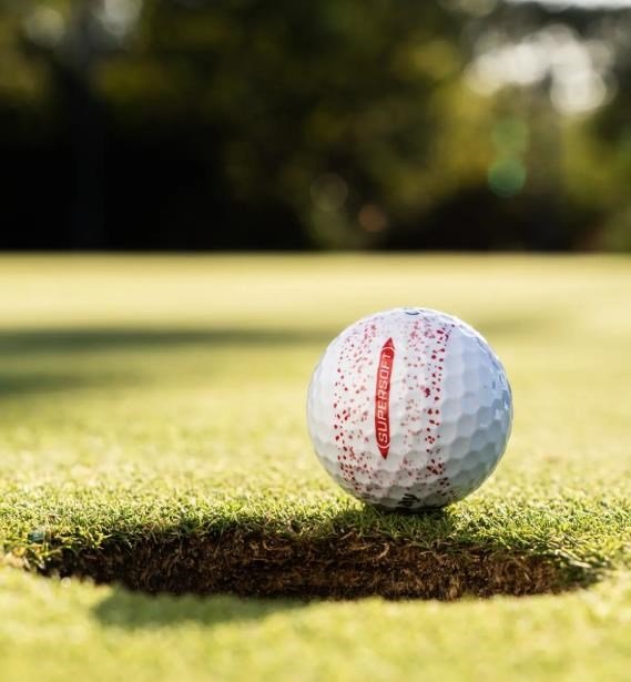 Callaway Supersoft Splatter 360 Red golfové loptičky