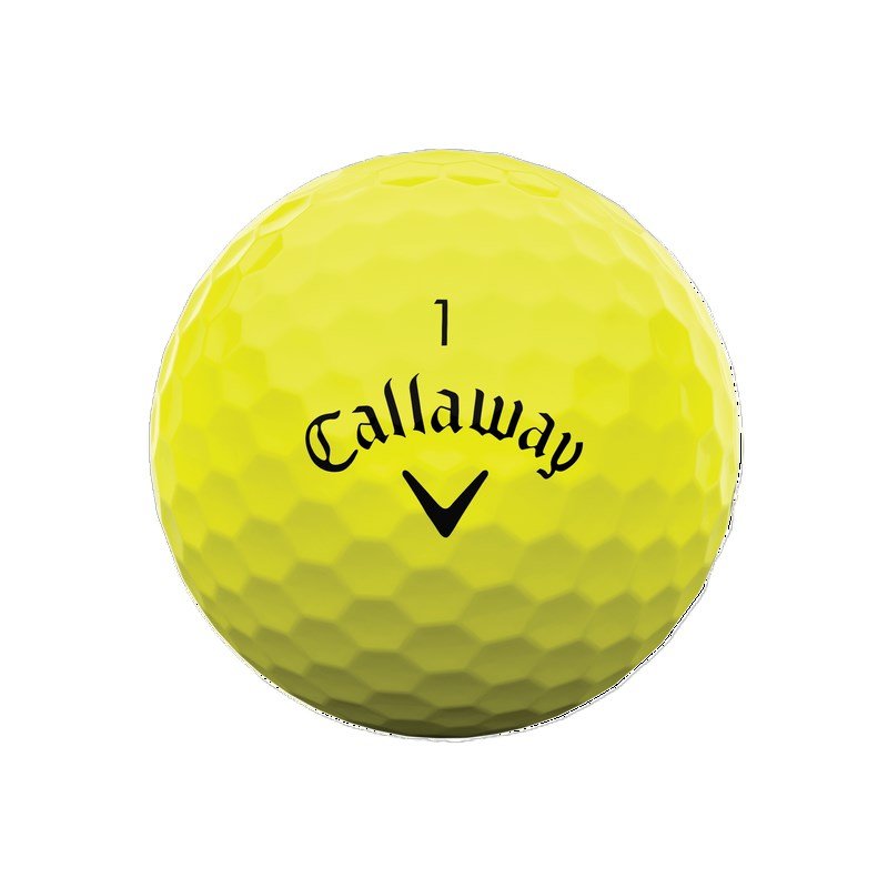 Callaway Warbird Distance+ golfové loptičky, žlté