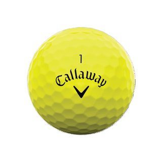 Callaway Warbird Distance+ golfové loptičky, žlté