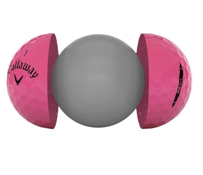 Callaway REVA golfové loptičky, ružové