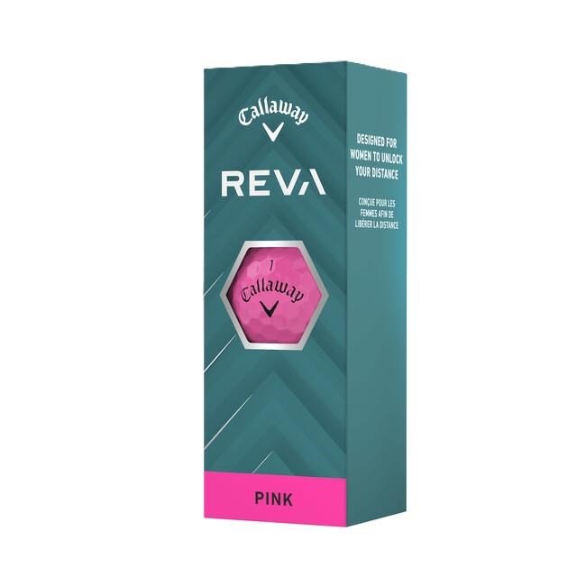 Callaway REVA golfové loptičky, ružové