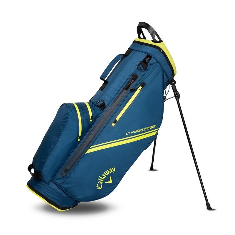 Callaway Chase Dry stand bag, navy/fluorescenčná žltá