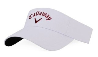 Callaway Liquid metal visor pánska kšiltovka, bielo/kardinálovočervená