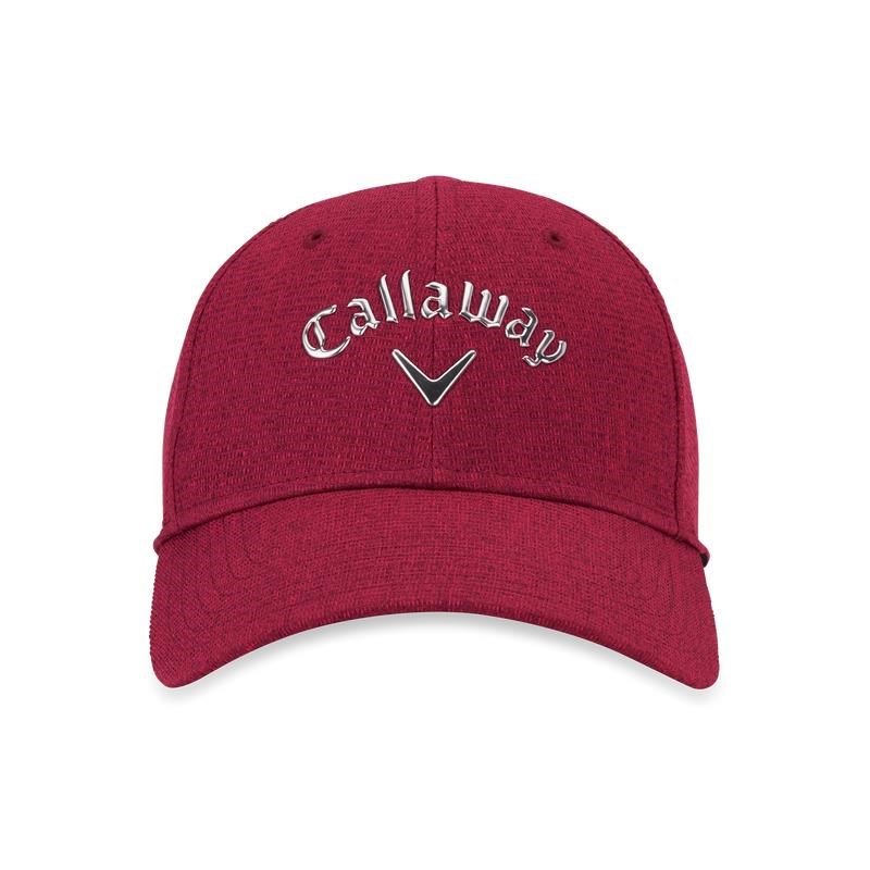 Callaway Liquid Metal Adjustable dámska kšiltovka, red plum/silver