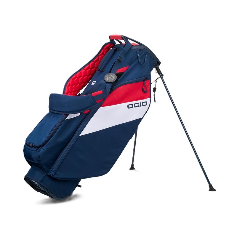 Ogio Fuse stand bag, červená/biela/modrá