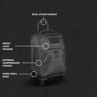 Ogio Renegade 22" 4-Wheel Travel Bag 33L cestovná taška, titanium