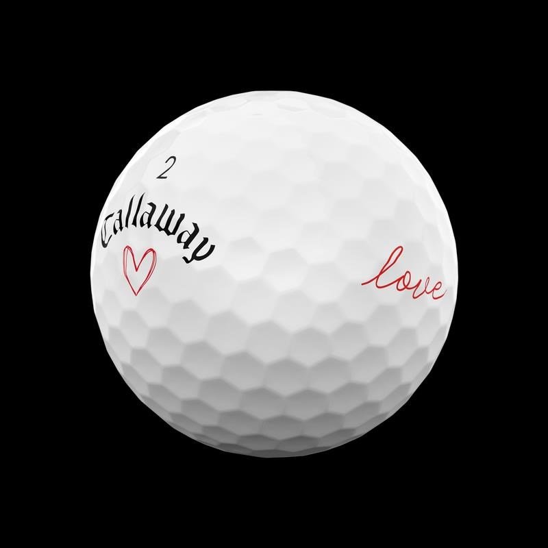 Callaway Supersoft LIMITED VALENTINE LOVE golfové loptičky